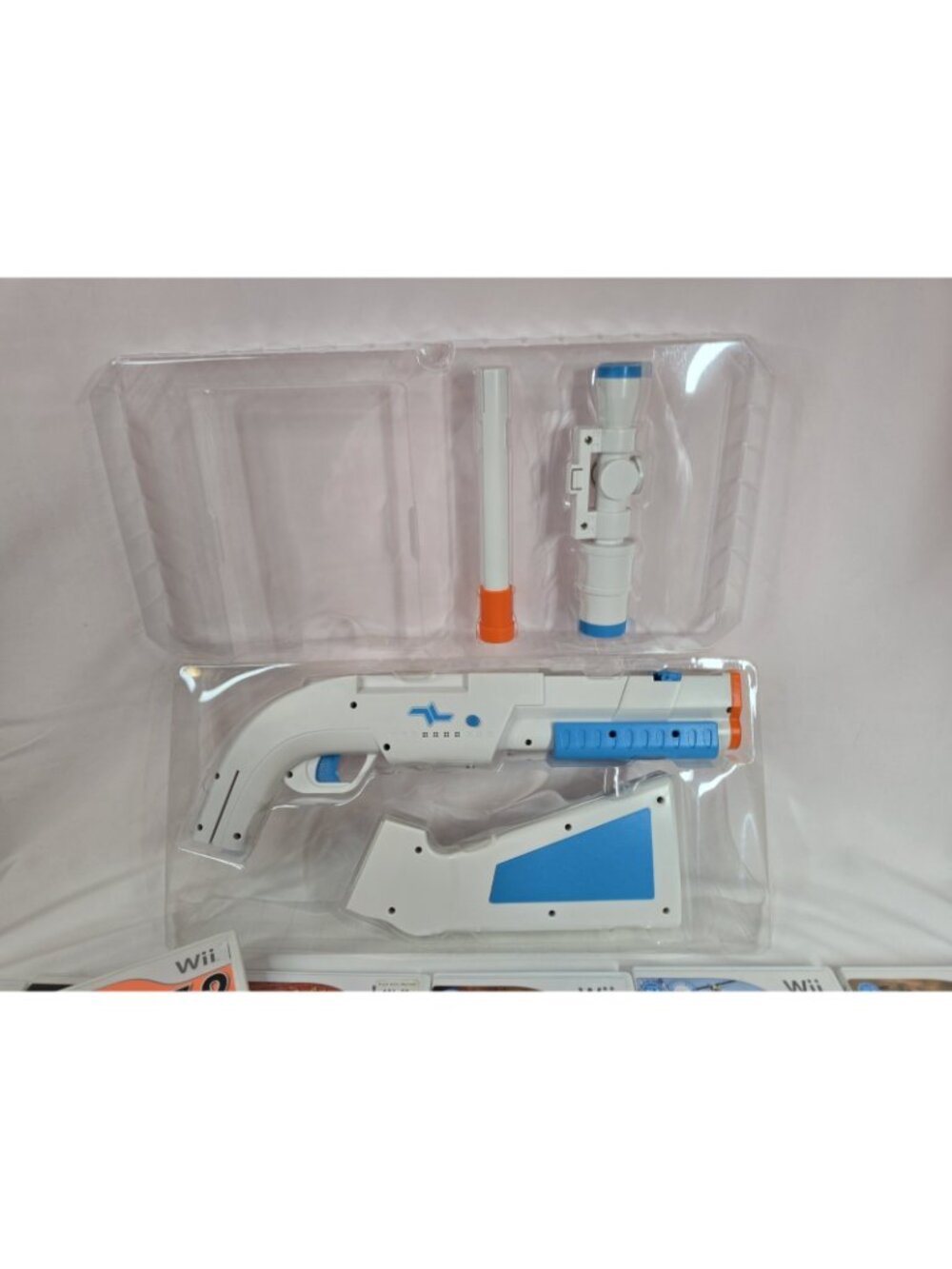 Nintendo Wii Real Shot Remington Accessory With 9 Hunting Games bundle Lot - Picture 9 of 16